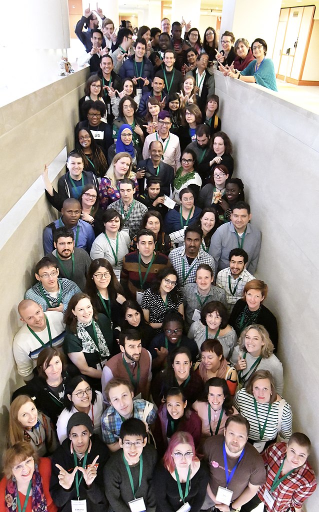 Wikimedia Diversity Conference 2017 in Stockholm Group Photo, a photo by Jonatan Svensson Glad, <a href="https://creativecommons.org/licenses/by-sa/4.0/">Licensed under Creative Commons Attribution-ShareAlike 4.0 International</a>